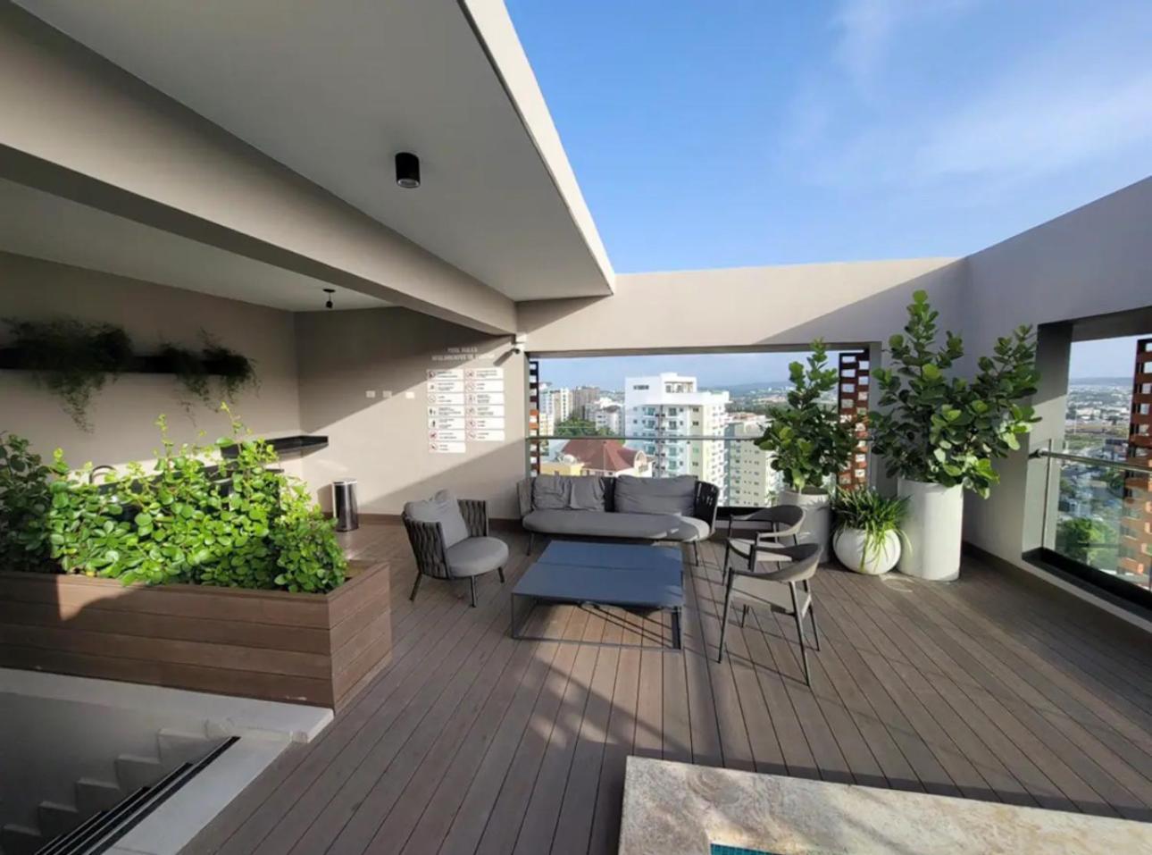 Modern Luxury Condo With Rooftop Pool & Gym Santiago De Los Caballeros Zewnętrze zdjęcie